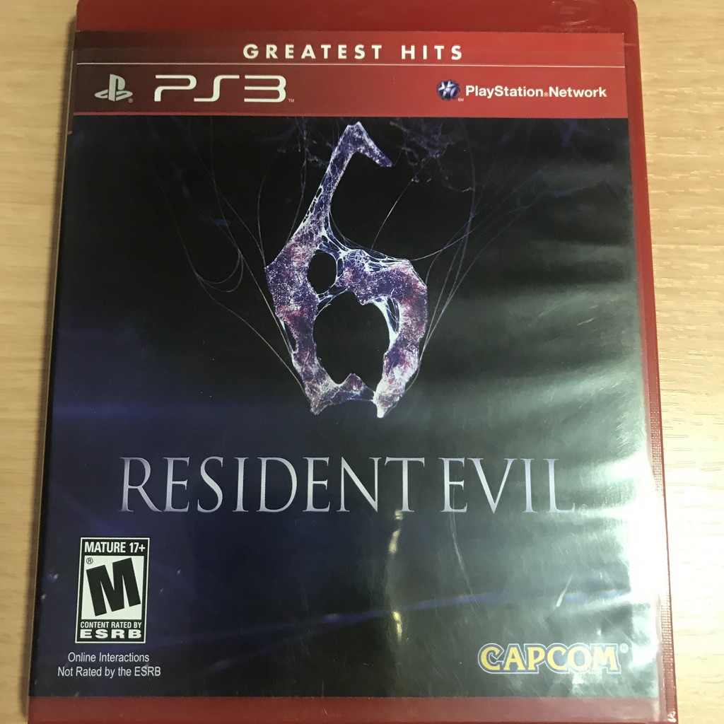 PS3 惡靈古堡6 Resident Evil 6 美版 二手遊戲片 $350