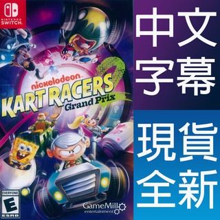 現貨全新 NS SWITCH 尼克卡通賽車手 2 大獎賽 中英文美版 Nickelodeon Kart Racers 2