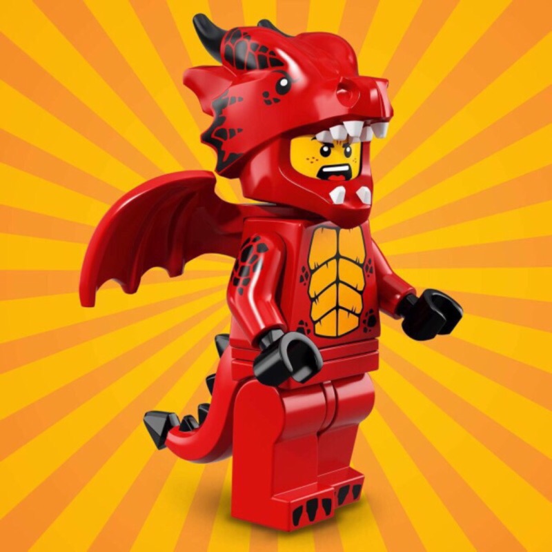 LEGO 71021 18代 人偶包 人偶 7 號 紅龍 男孩 Minifigures (沒有附外包裝)