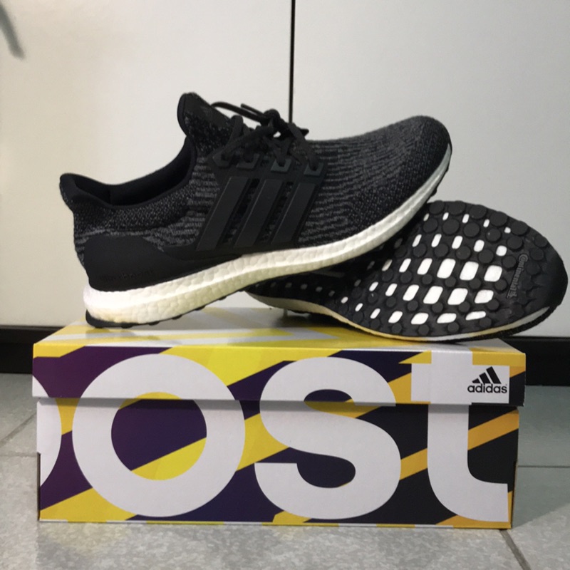 Adidas Ultra boost 3.0 US11 雪花編織 黑灰色 全新 僅試穿