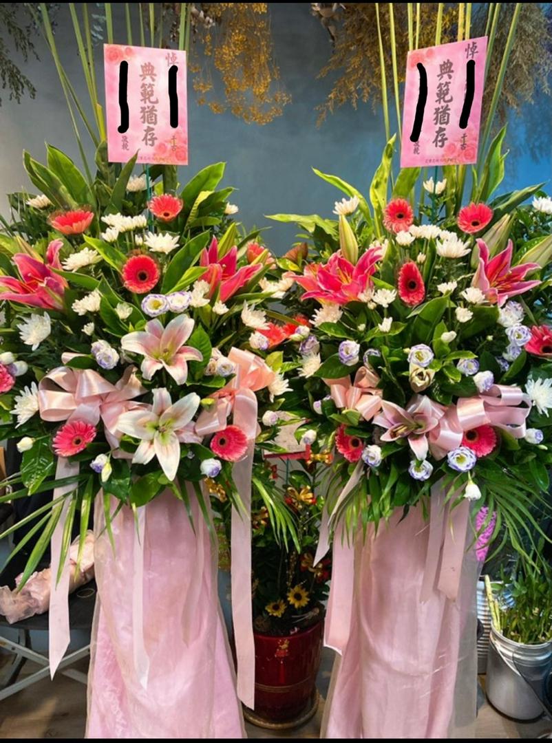 花堡花坊 弔唁花籃告別式花禮喪禮花籃高雄花籃屏東花籃高架西洋花籃 蝦皮購物