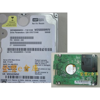【登豐e倉庫】 F546 WD5000BMVV-11A1CS0 500G USB 撞斷針腳 換板失敗 救資料