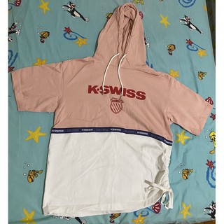 k.Swiss 短袖 女上衣 帽T
