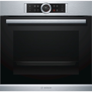 【格蘭登】德國 Bosch 8系列 嵌入式烤箱 60x60cm 經典銀 HBG634BS1