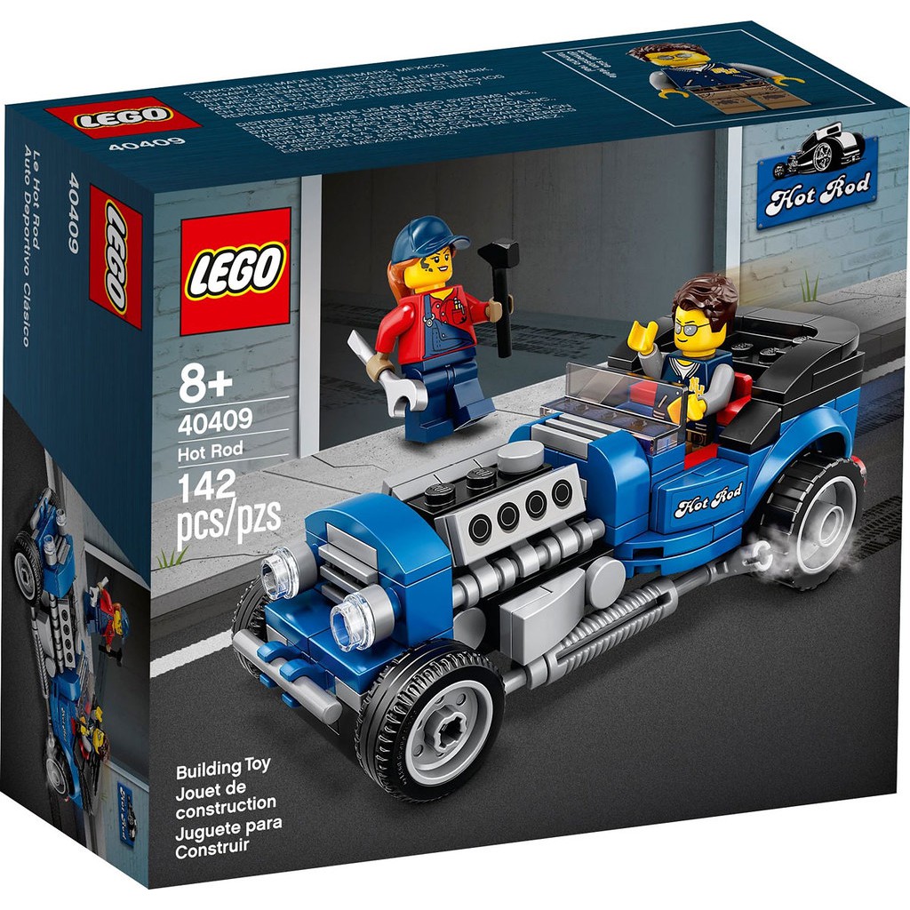 【積木樂園】樂高 LEGO 40409 Blue Fury Hot Rod