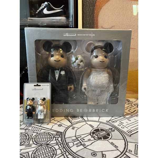 BE@RBRICK MEDICOM TOY 庫柏力克熊 結婚400%+100%