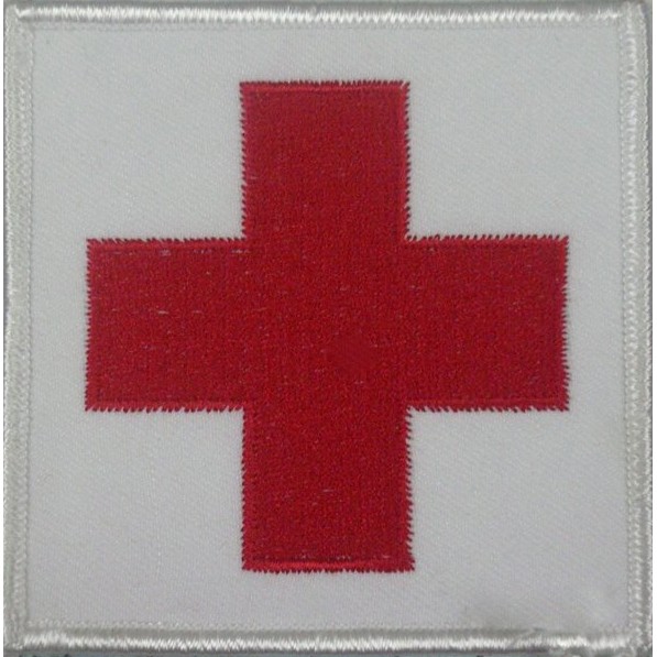 紅十字臂章 8*8 公分 紅十字 國軍 陸軍 軍醫