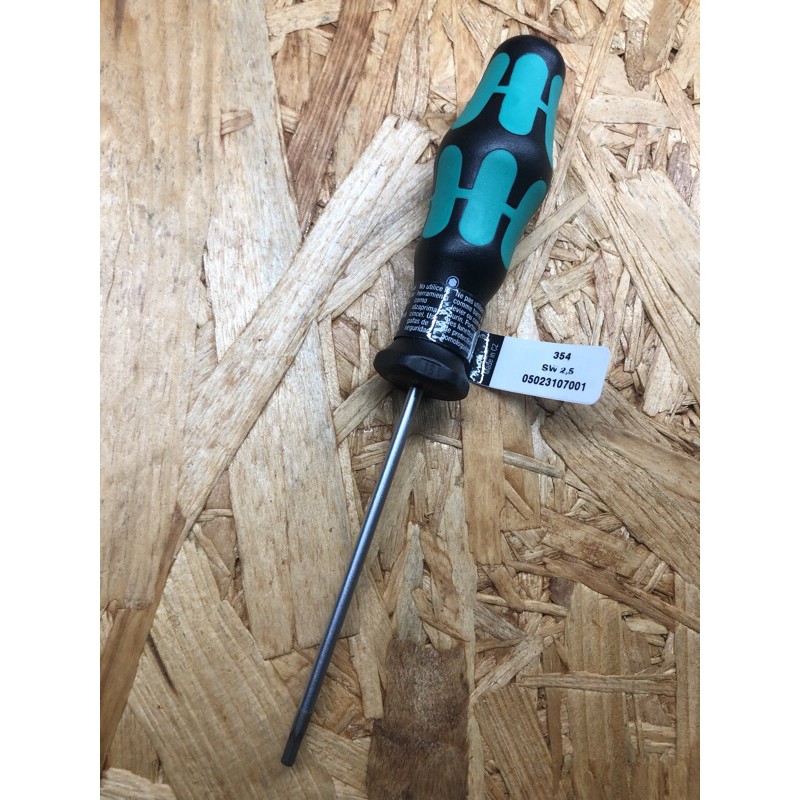 有鉗人工具 德國 WERA 354 2.5x75mm 內六角螺絲起子（有現貨24小時內出貨）