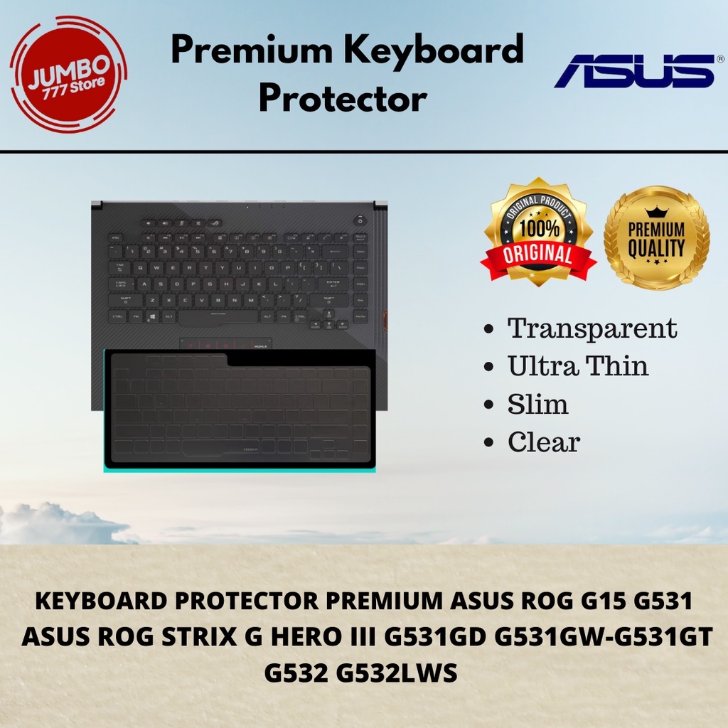 優質華碩 ROG G531 ROG STRIX G531GD G531GW 鍵盤保護貼
