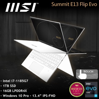 MSI/ Summit E13FlipEvo A11MT-241TW/i7-1185G7/16GD4/1TBPCIe/