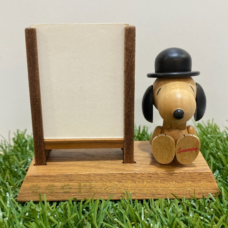 《朋友禮品》NG品 日本原裝 史努比 木頭 桌曆 memo 相框 擺飾 原木