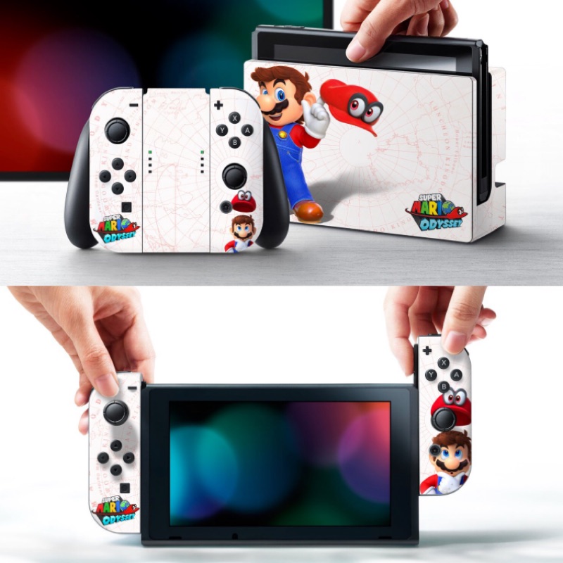 現貨 Nintendo Switch 馬力歐 Mario 奧德賽 Odyssey 痛貼 螢幕保護貼 白色地圖款