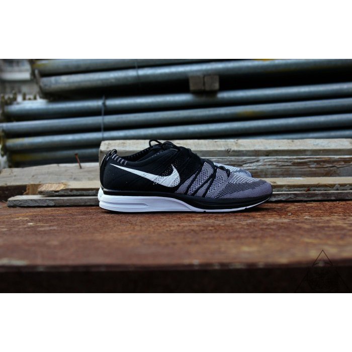 【HYDRA】Nike Flyknit Trainer 黑白 編織 輕量 慢跑鞋【AH8396-005】