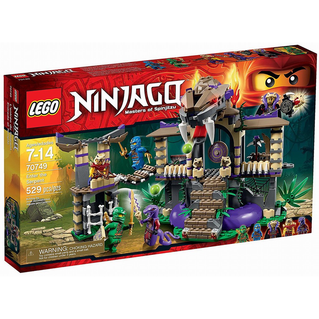 [全新盒裝未拆-天天出貨] Lego 70749 樂高 Ninjago 忍者系列 攻占毒蛇祭壇