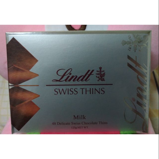 Lindt 瑞士蓮 巧克力 薄片 牛奶巧克力 Swiss thins milk