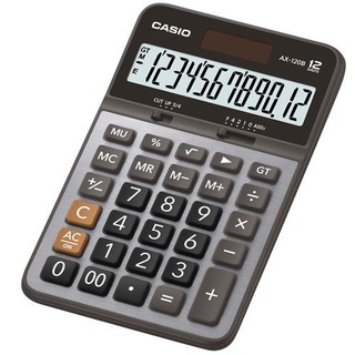 <秀>CASIO 專賣店商務12位數計算機 AX-120B 全新台灣卡西歐公司貨保固二年附發票