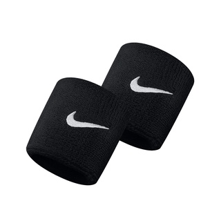 Nike 護腕 Swoosh Wristbands 黑 白 男女款 球類運動 毛巾布【ACS】 NNN0401-0OS