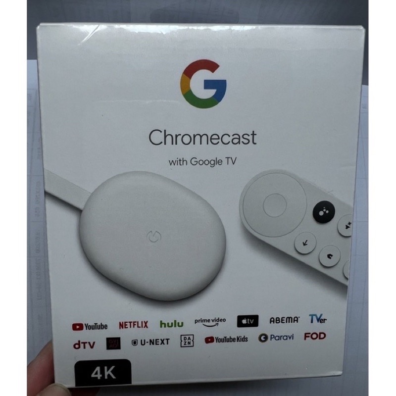 Chromecast with Google TV 第四代 美國原廠正品/Disney+ Netflix
