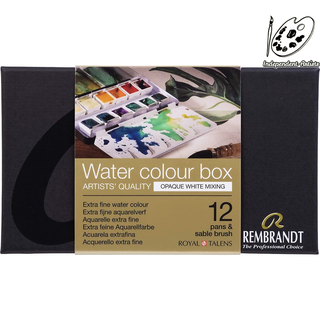 荷蘭 REMBRANDT 林布蘭專家級塊狀水彩 Opaque White Mixing / 05838694