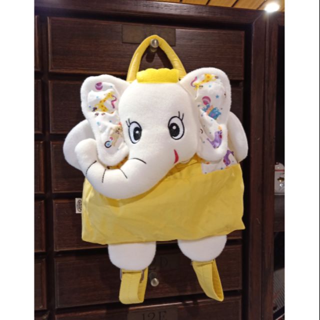 全新 NaRaYa 曼谷動物背包 白色小象後背包 兒童背包