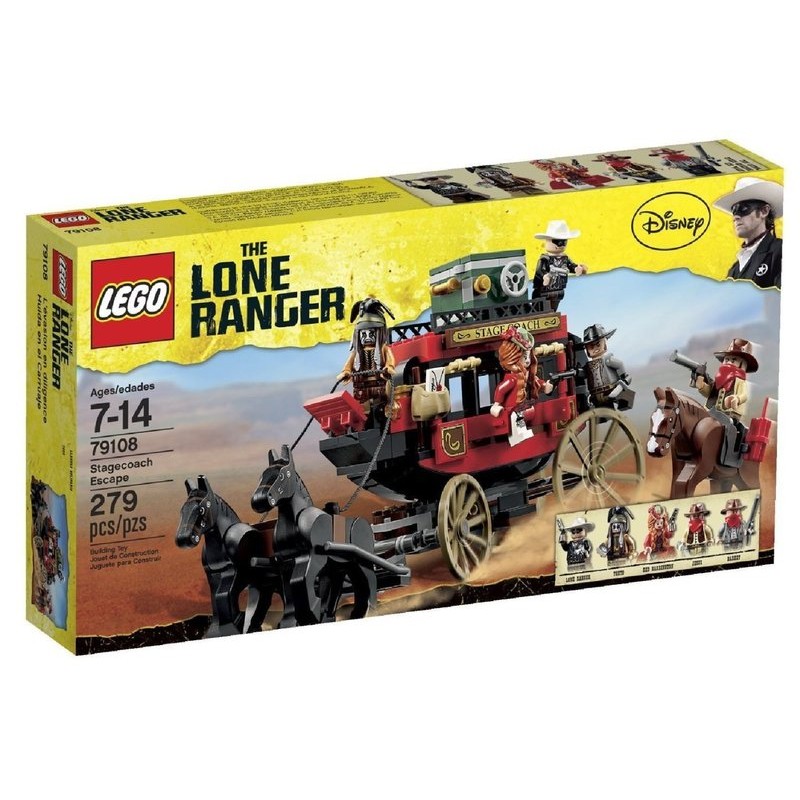 「翻滾樂高」LEGO 79108 獨行俠 Stagecoach Escape 全新未拆