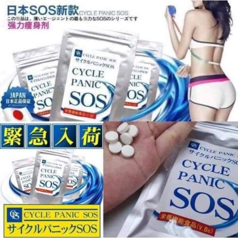 日本熱賣直寄🇯🇵 SOS-CYCLE PANIC 全身 手腰臀 燃燒/60粒