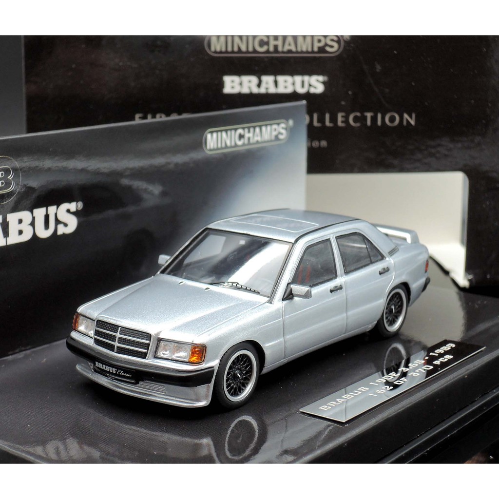 【MASH】[現貨特價]  Minichamps 1/43 Brabus 190E 3.6S 1989 silver