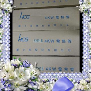 HCG 和成原廠電熱管 電熱水器 4KW 6KW鈦合金 電熱管 電熱棒 加熱管 加熱棒 非定時定溫 EH91RT 91R