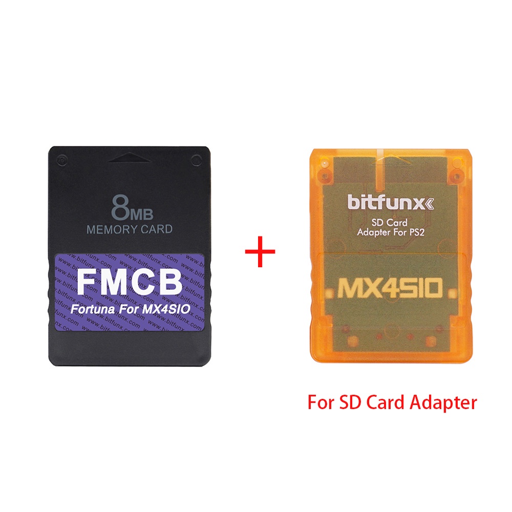 Fortuna FMCB OPL 1.2.0 PS2 啓動卡 + MX4SIO SIO2SD TF/ SD卡 讀取機