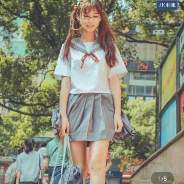 日系可愛學院風學園風學生服水手服日本制服jk制服高中制服女子制服夏天短袖制服全套 蝦皮購物