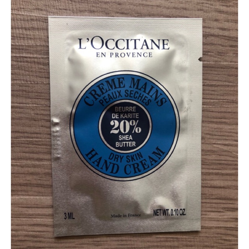 破千5顆星賣家 歐舒丹 l’occitane 乳油木護手霜3ml