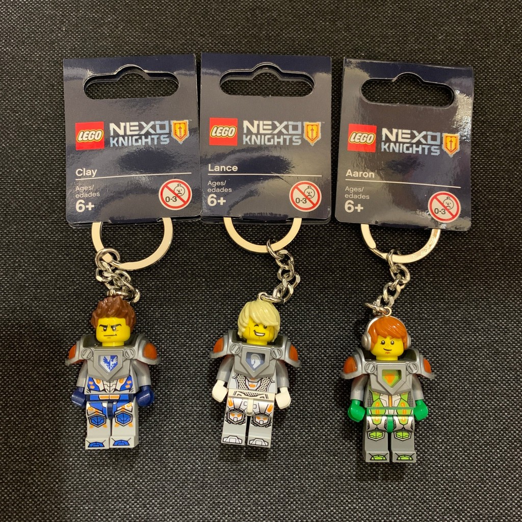 [小樂]蝦皮代開發票  樂高 Lego 未來騎士 綠騎士 阿隆 藍騎士 克雷 蘭斯 白騎士 key chain 鑰匙圈