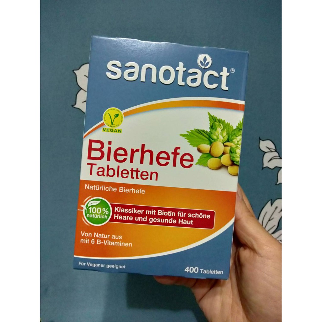 現貨德國sanotact天然啤酒酵母 原biolabor 400顆 蝦皮購物