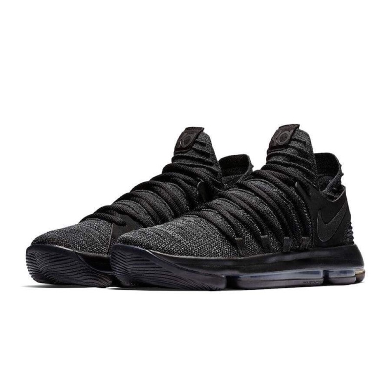 NIKE ZOOM KD10 EP TRIPLE BLACK 編織 黑色 深灰 黑魂 897816-004