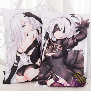 駭客優品 hacker《 尼爾：自動人形 》尼爾：機械紀元 尤爾哈 2B A2 靠枕 抱枕 雙面 含枕芯