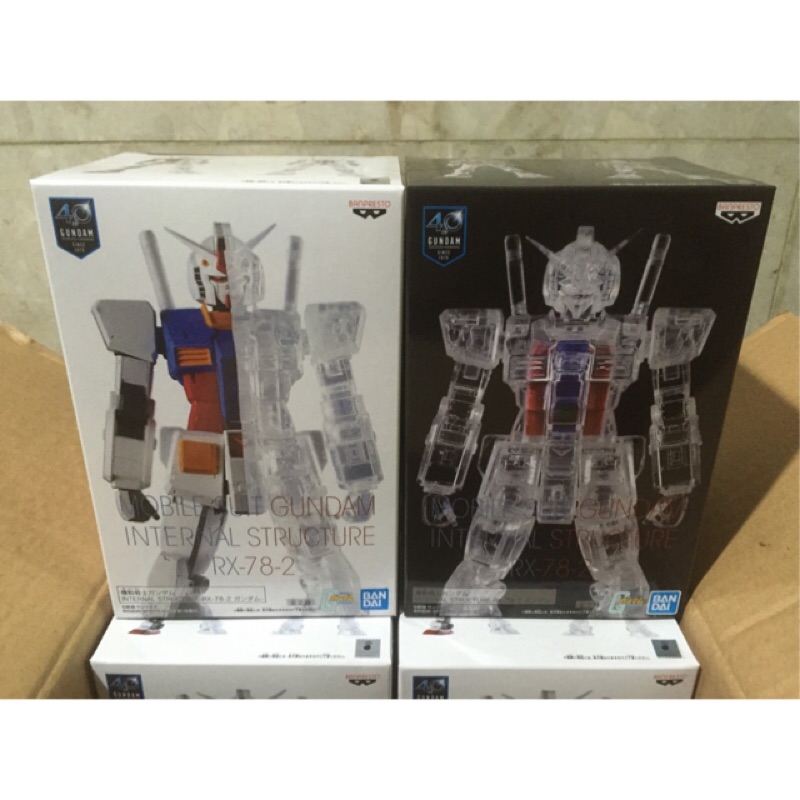 【 玩具宅 】*現貨* 代理版 機動戰士鋼彈 景品 RX-78-2 鋼彈 初鋼 40週年 RX-78 半剖 透明 模型