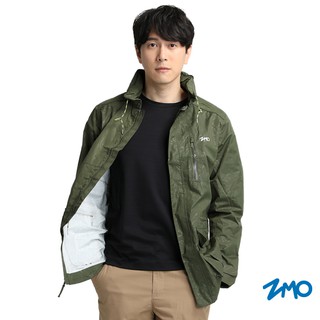 【ZMO】男防風輕量外套-松綠 JG517