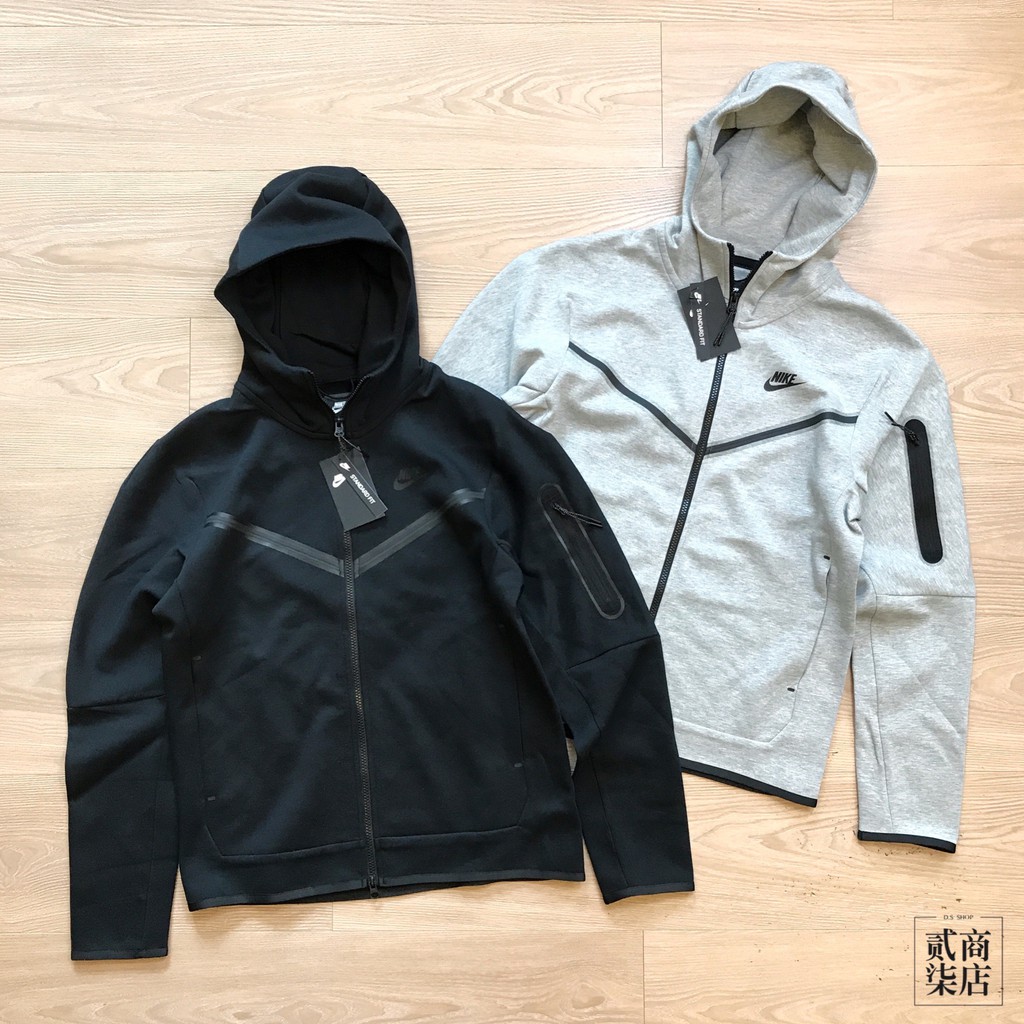 貳柒商店)Nike NSW Tech Fleece 男款 連帽 外套 黑 CU4490-010 灰 CU4490-063