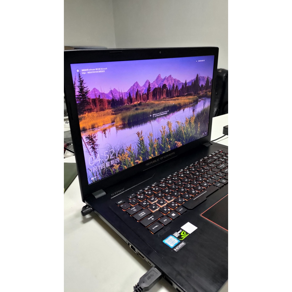 二手 / ASUS / 華碩 / 電競筆電 / ROG / 筆記型電腦 / GL753VE / 17吋 / 8成新