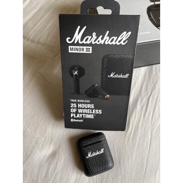 二手9成新 無線入耳式藍牙耳機    Marshall Minor 3