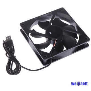 [qWETT] 1pc 5V USB 連接器 120x120x25mm PC 電腦冷卻冷卻器風扇散熱器 NMM