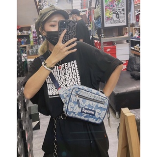 Supreme Fat Tip Jacquard Denim Sling Bag | vrealitybolivia.com