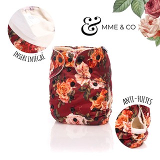 鹹魚媽🐟 🔥含 竹棉尿墊2片🔥 MME & CO AIO (All in one) 布尿布 加拿大品牌