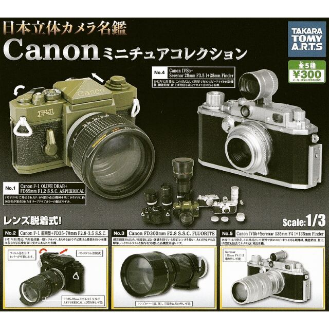 【Egg man】Canon 相機名鑑 Tarts  日本 轉蛋 扭蛋 模型 僅剩紅藍單款或兩款合售