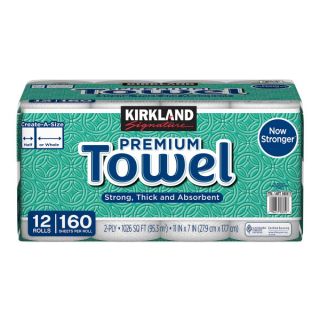 ☀️太陽溏🎉Kirkland Signature 科克蘭 隨意撕特級廚房紙巾 160張 /捲🎉