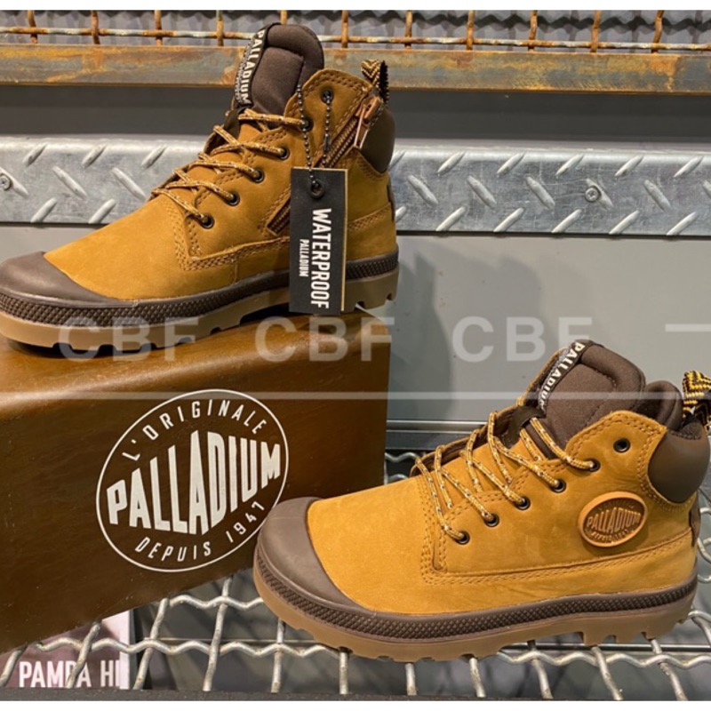 Cbf Palladium 大童雨靴風暴冬靴wp 琥珀棕親子款 257 蝦皮購物
