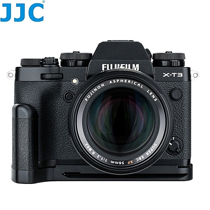 我愛買#JJC富士Fujifilm副廠無反相機手把相機手柄握把握柄HG-XT3適X-T3 X-T2相容原廠MHG-XT2