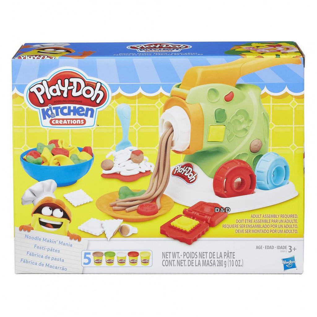 Hasbro Play-Doh 培樂多 - 培樂多廚房系列 - 製麵料理組