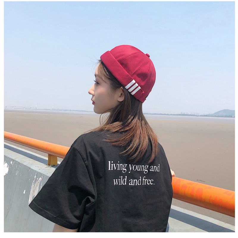 現貨海外直送 帽子女春夏天瓜皮帽街頭潮人文藝復古貝雷帽地主帽秋季日系畫家帽 蝦皮購物