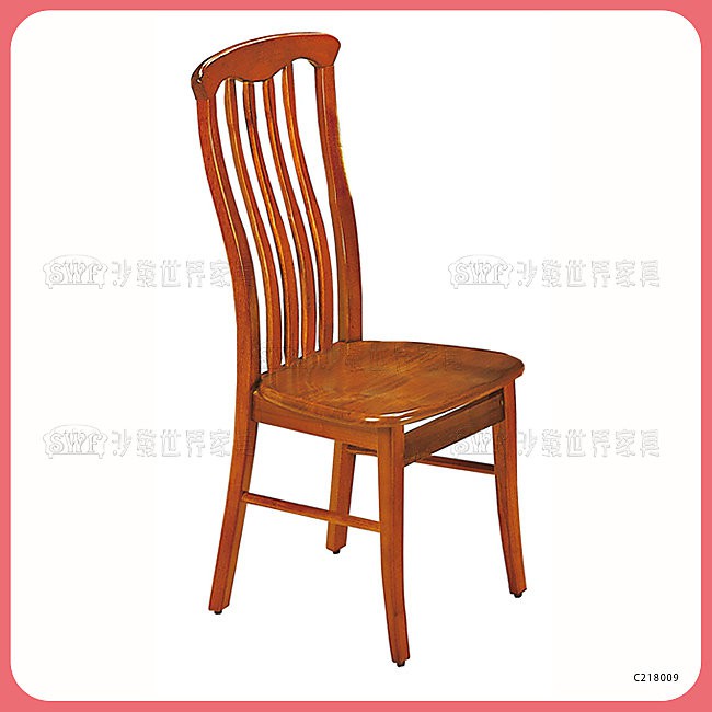 【沙發世界家具】柚木色四條餐椅〈D489409-04 〉書桌椅/造型椅/會客椅/休閒椅/會客椅/餐椅